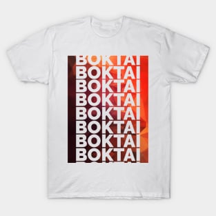 Boktai Font Poly Repeat T-Shirt